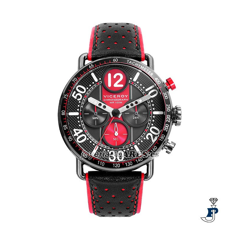 Reloj VICEROY cronógrafo caja de acero. - 46815-54