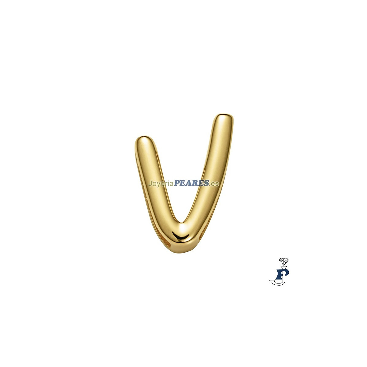 Motivo para montar en pulsera personalizable de VICEROY fabricada en acero IP dorado - 1359M01012V