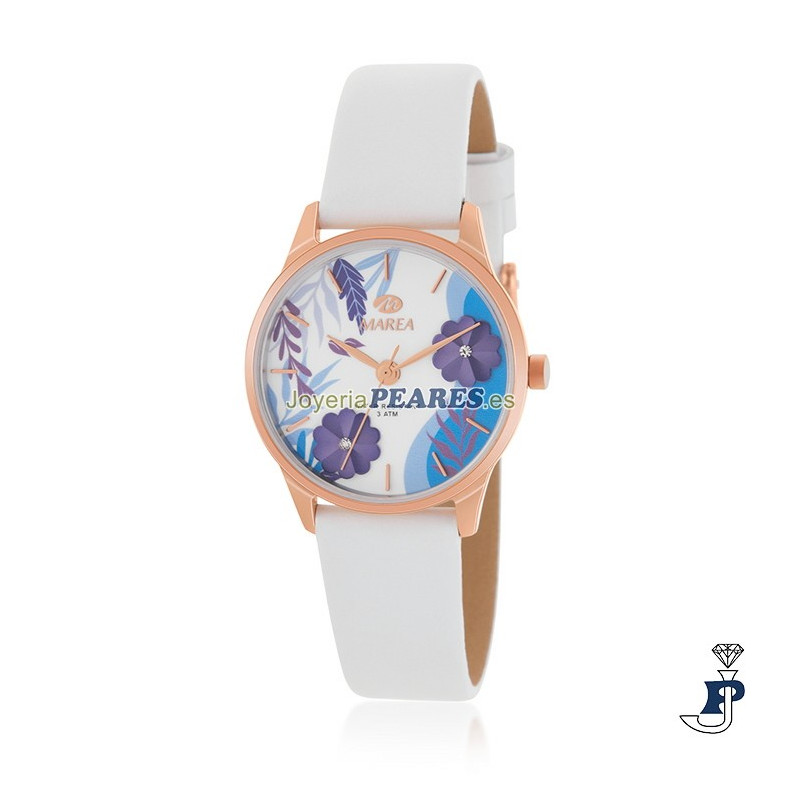 Reloj MAREA con flores. - B54210/2
