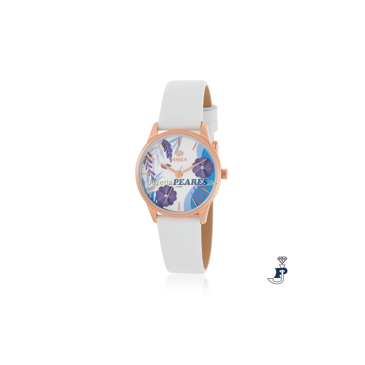 Reloj MAREA con flores. - B54210/2