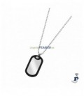 Cadena y placa militar fabricada en acero de MAREA. - D00107/34