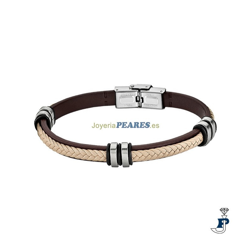 Pulsera de LOTUS STYLE fabricada en acero - LS1829/2/6