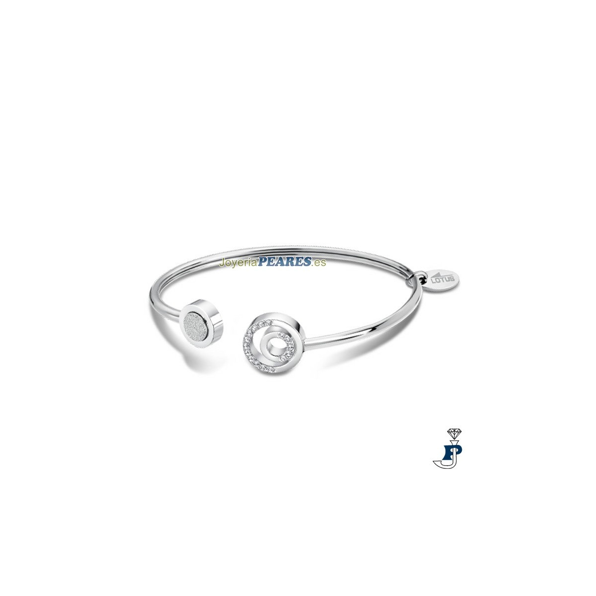 Pulsera de LOTUS STYLE fabricada en acero. - LS2180/2/4