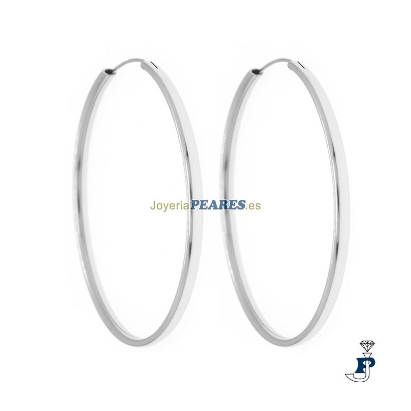 Pendientes de aro de Plata (925 mls) - 150.2140114/50