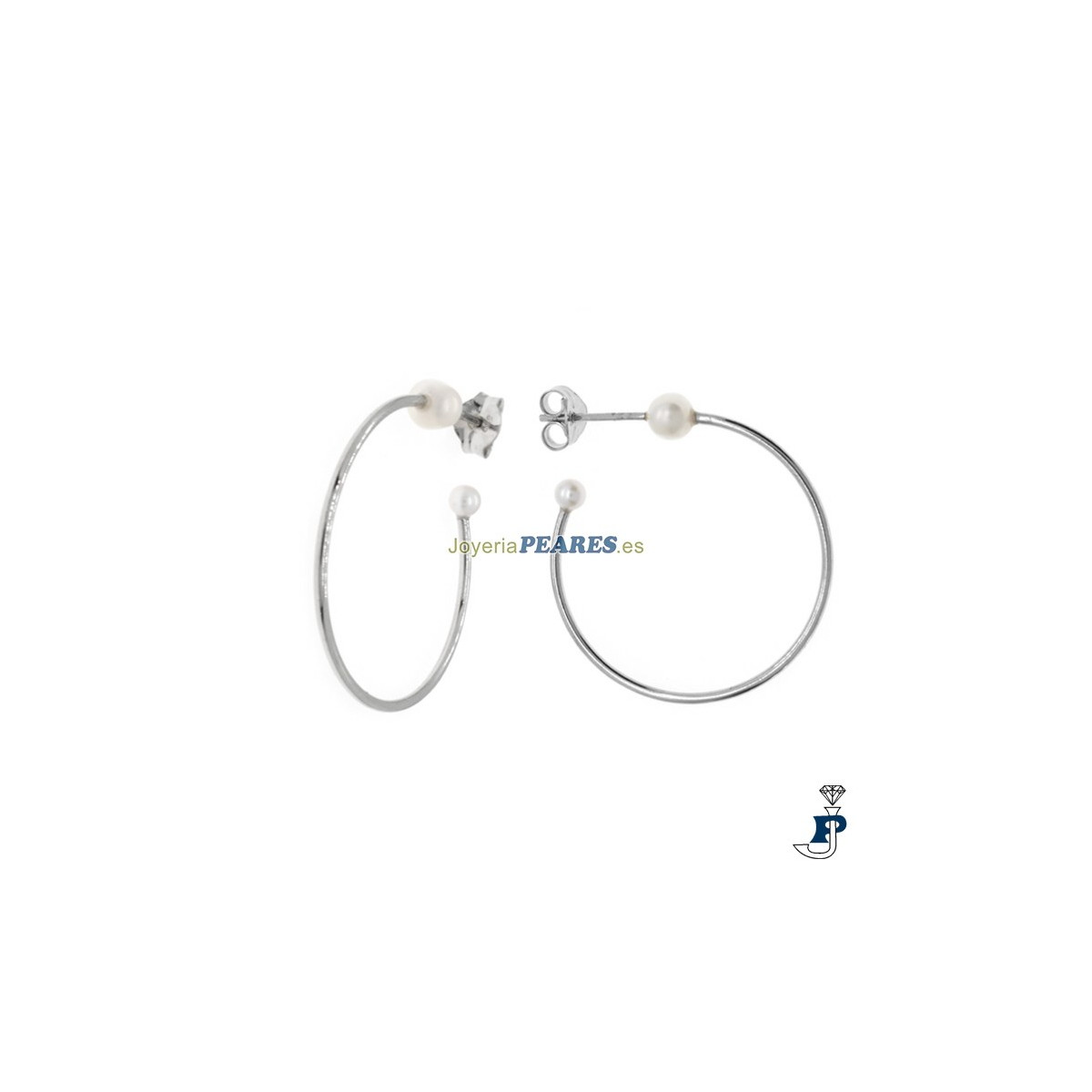 Pendientes fabricados en Plata de 1ª Ley (925 mls). - 8.P-10086