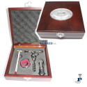 Set de Vino en acero. - 77.S-1483