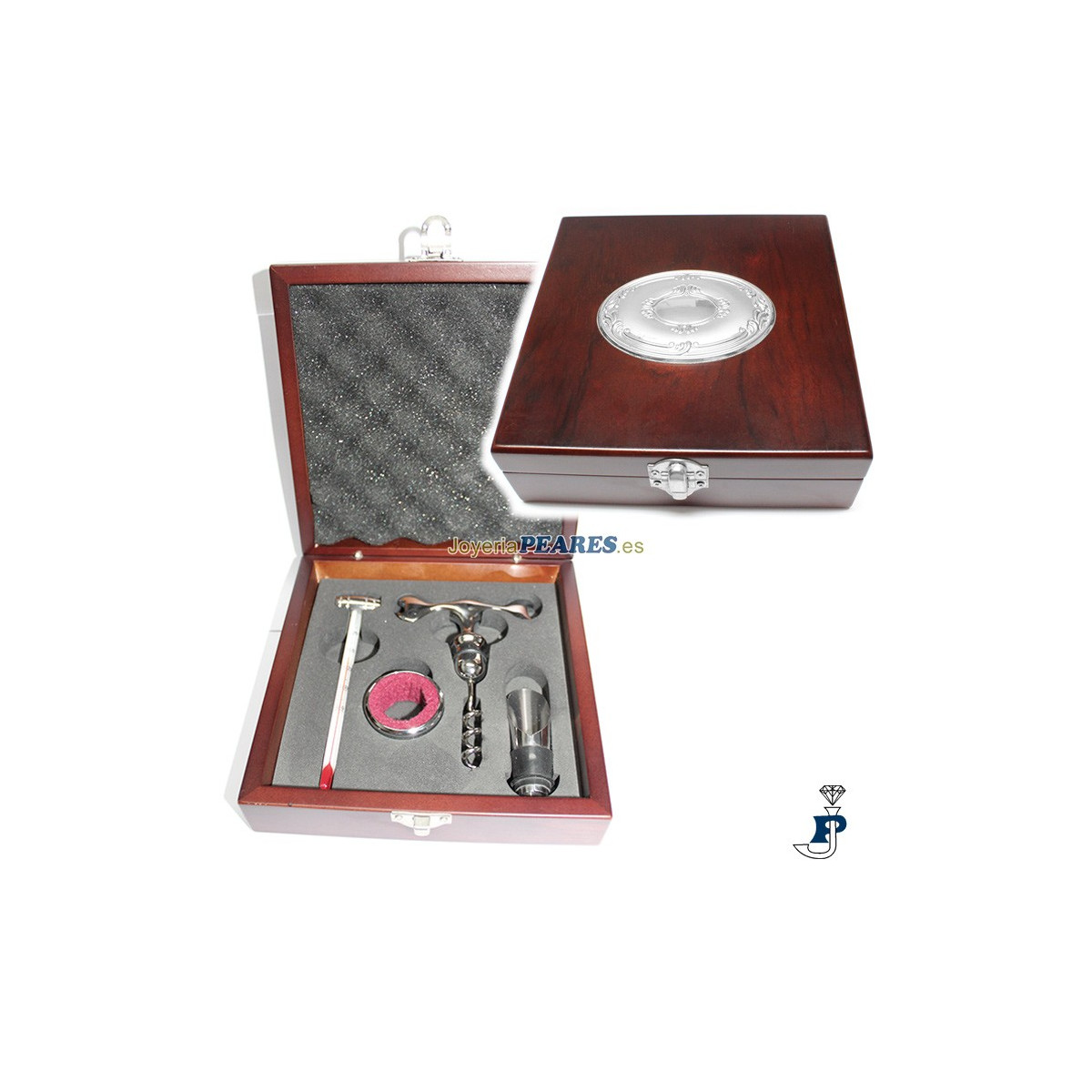 Set de Vino en acero. - 77.S-1483