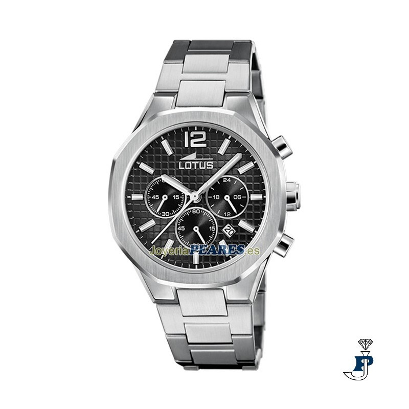 Reloj LOTUS chrono acero. - 18847/3