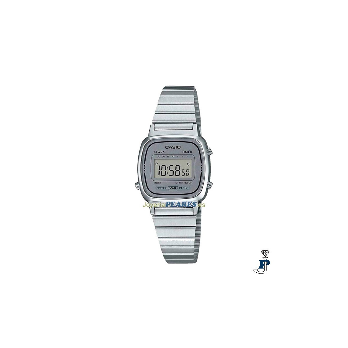 Reloj Casio digital retro. - LA-670WEA-7