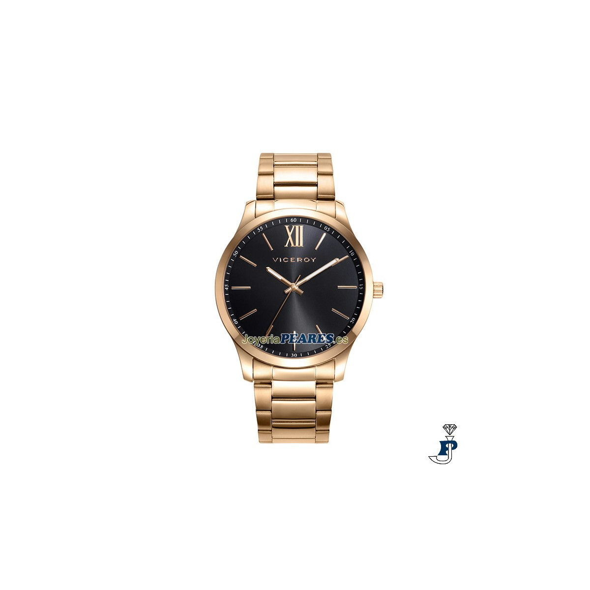 Reloj VICEROY dorado. - 401185-93