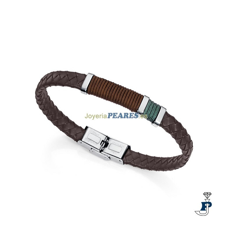 Pulsera de VICEROY fabricada en cuero, para hombre. - 6453P01016