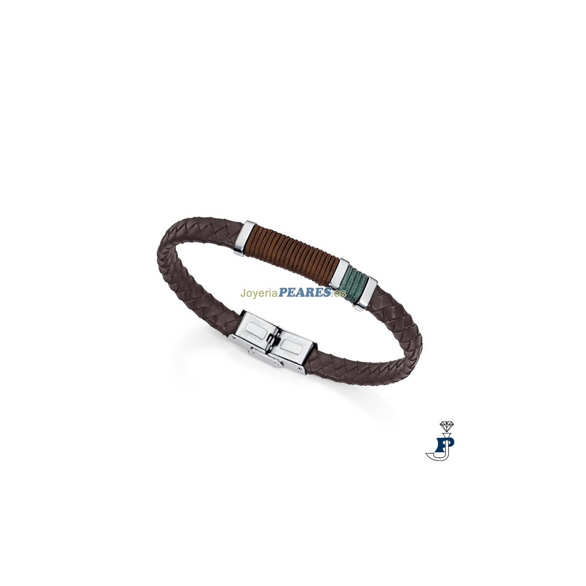 Pulsera de VICEROY fabricada en cuero, para hombre. - 6453P01016