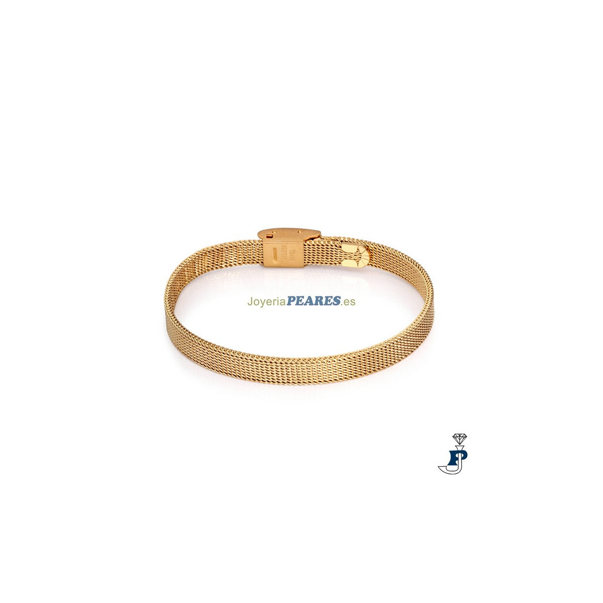 Pulsera de VICEROY fabricada en acero dorado. - 1403P01012