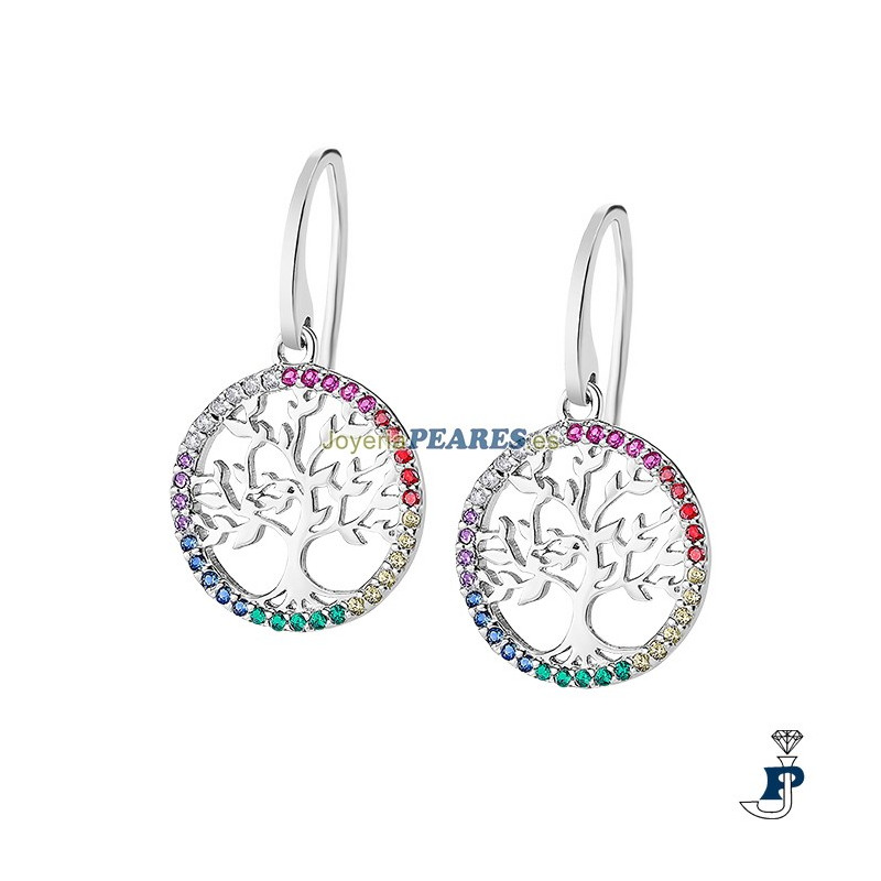 Pendientes Hippy LOTUS SILVER - LP1746-4/4