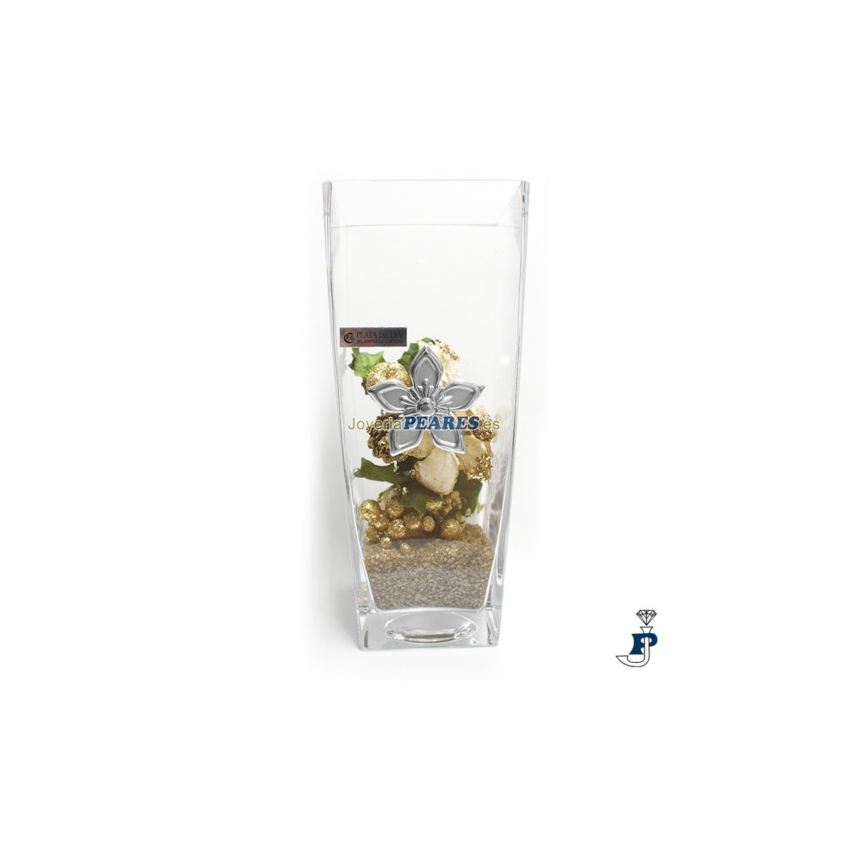 Florero de cristal. - 92.3736