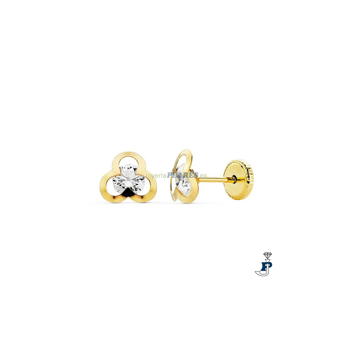 Pendientes fabricados en Oro de 1ª Ley. - 158.314529-6 Pendientes fabricados en Oro de 1ª Ley. - 158.314529-6