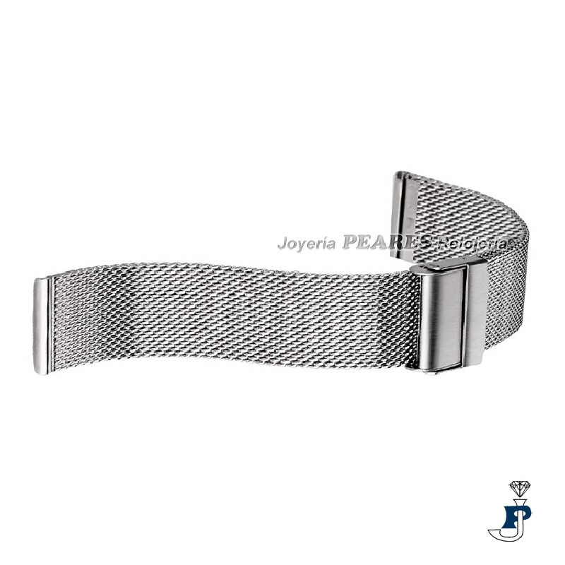Correa malla Milanesa de acero para reloj. - 15.2853-20