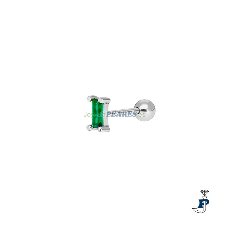 Piercing de MAREA fabricado en Plata de 1ª Ley rodiada. - D02010/AC