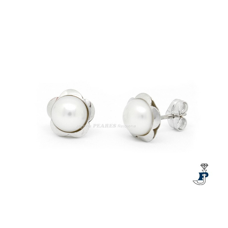 Pendientes Oro Blanco de 1ª Ley. - 157.652-8617/B