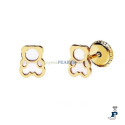 Pendientes para niña o bebé fabricados en Oro de 1ª Ley - 168.M-602912A