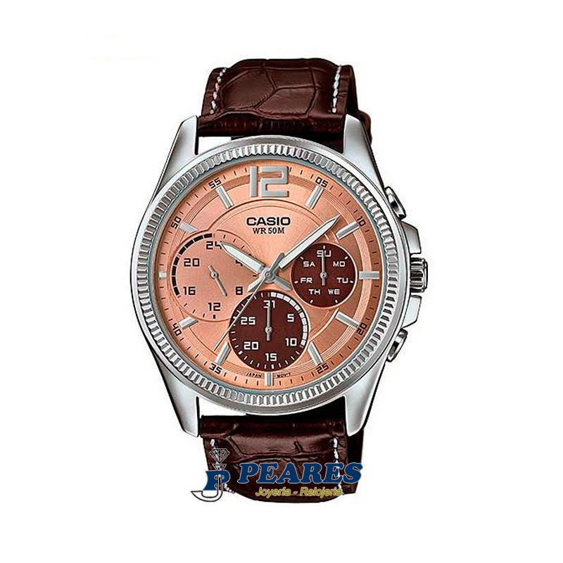 Reloj CASIO Multifunción. - MTP-E305L-5A