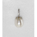 Colgante en Oro Blanco de 1ª Ley con perla - 122.44258