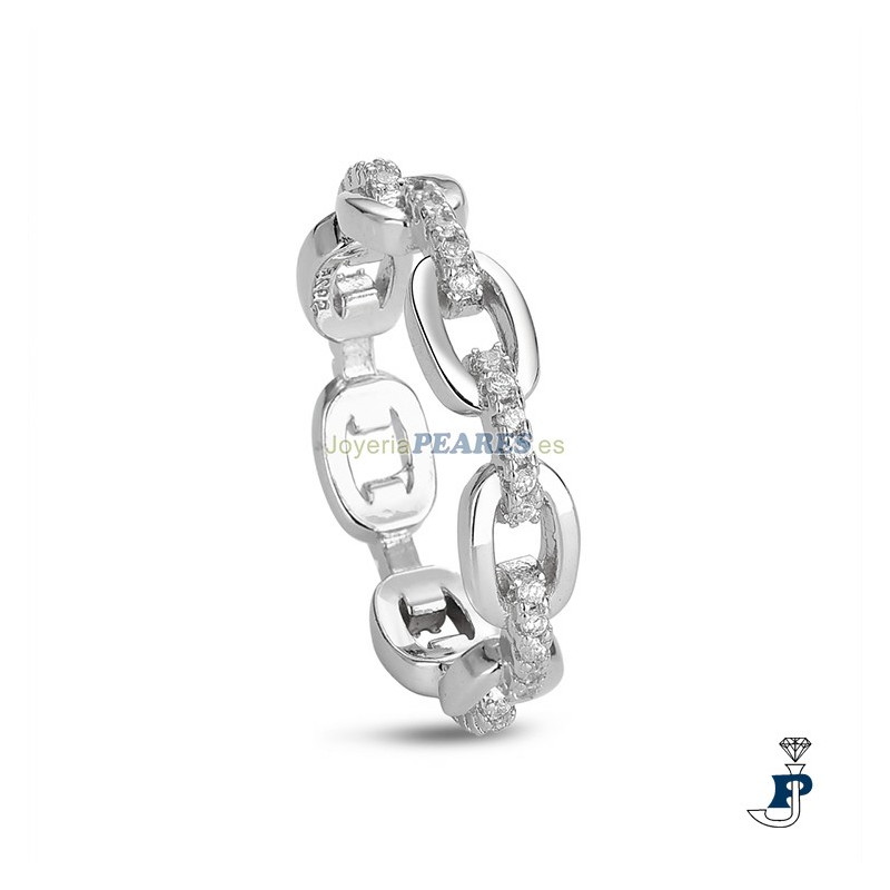 Sortija de Promojoya fabricada en Plata de 1ª Ley. - 162.9114655