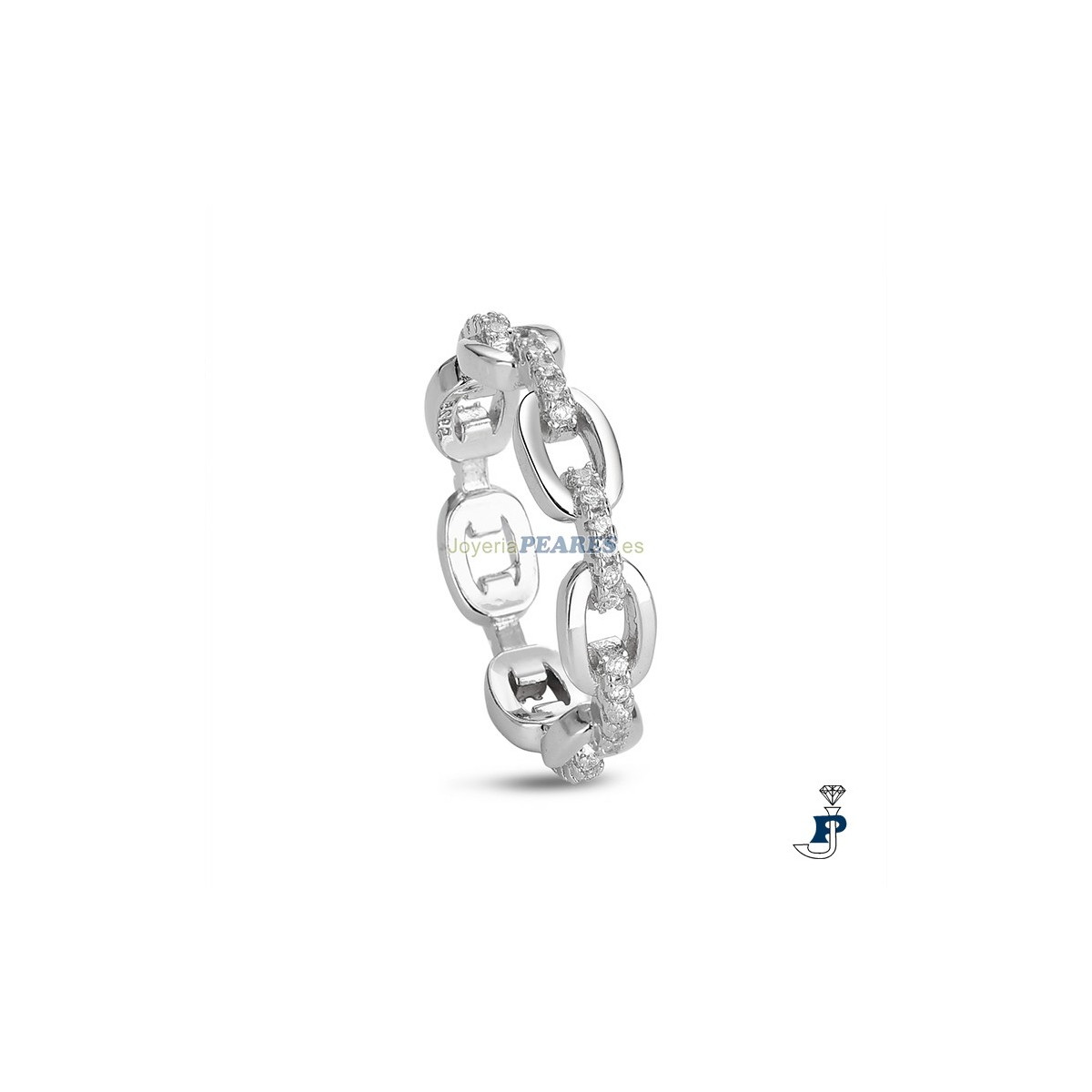 Sortija de Promojoya fabricada en Plata de 1ª Ley. - 162.9114655