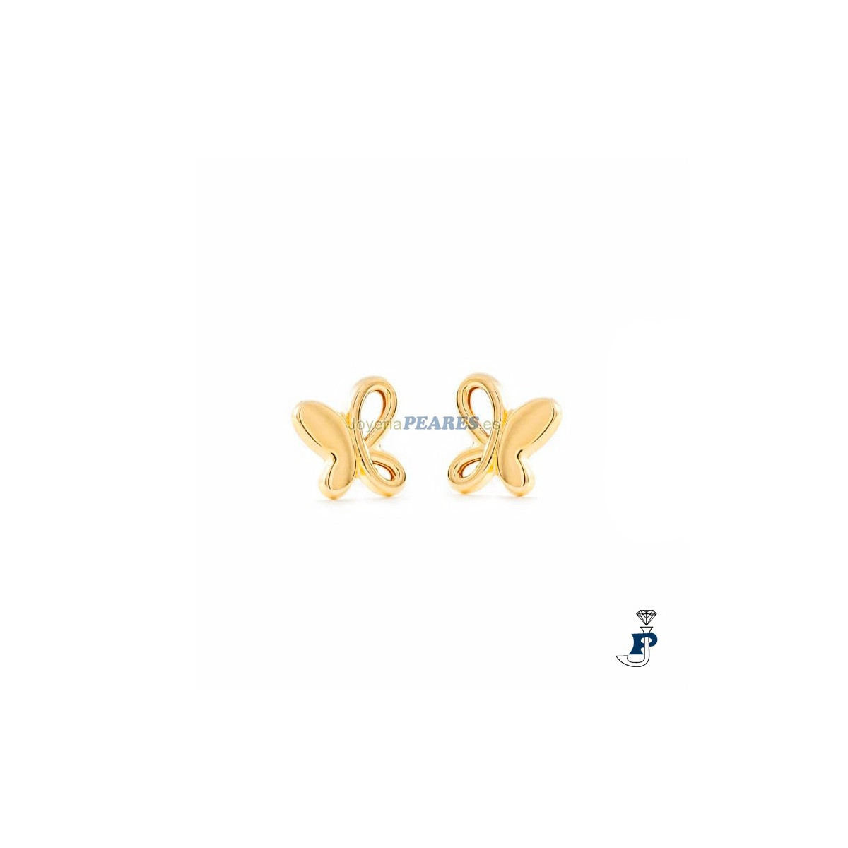 Pendientes Oro 1ª Ley para Bebe. - 122.10603