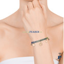 Pulsera  de VICEROY fabricada en acero con baño de Oro. - 14036P01012