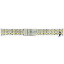 Pulsera de acero bicolor para reloj. - A-67