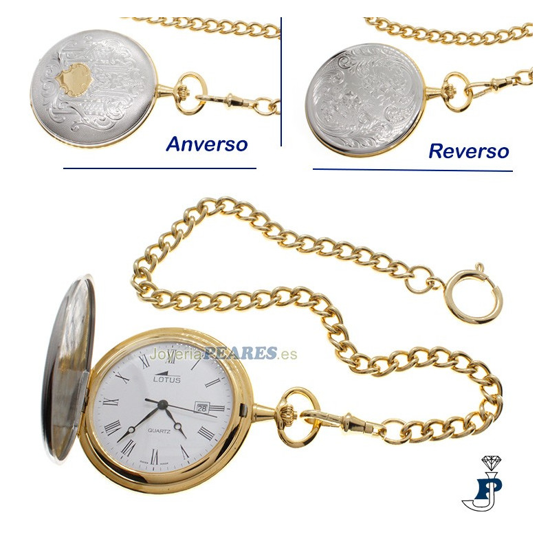 Reloj Lotus de bolsillo. - 9016/D