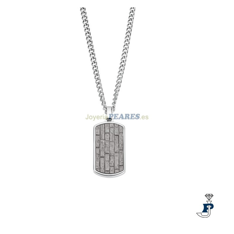 Collar Militar acero de LOTUS STYLE. - LS2274/1/1