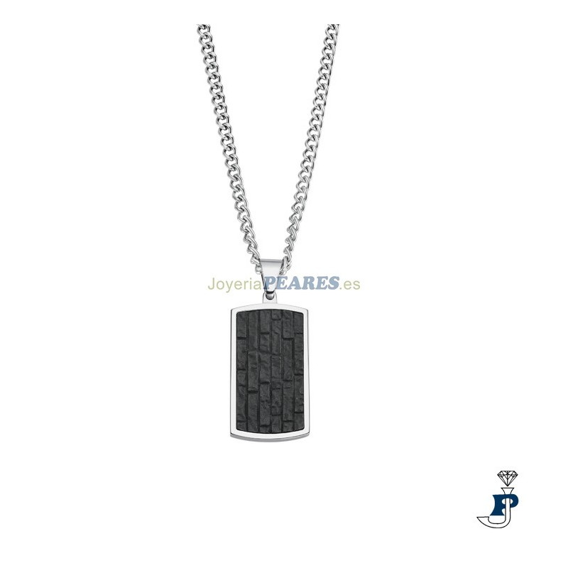 Collar Militar acero de LOTUS STYLE. - LS2275/1/1