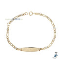 Pulsera para bebé fabricada en Oro de 1ª Ley. - 154.N342/Z