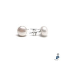 Pendientes DI.PLATA perla cultivada y Plata de 1ª Ley. - 150.2022397/7