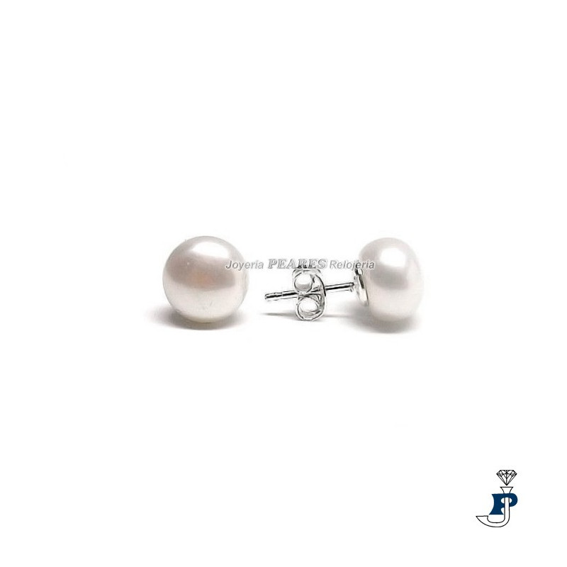 Pendientes DI.PLATA perla cultivada y Plata de 1ª Ley. - 150.2022397/9