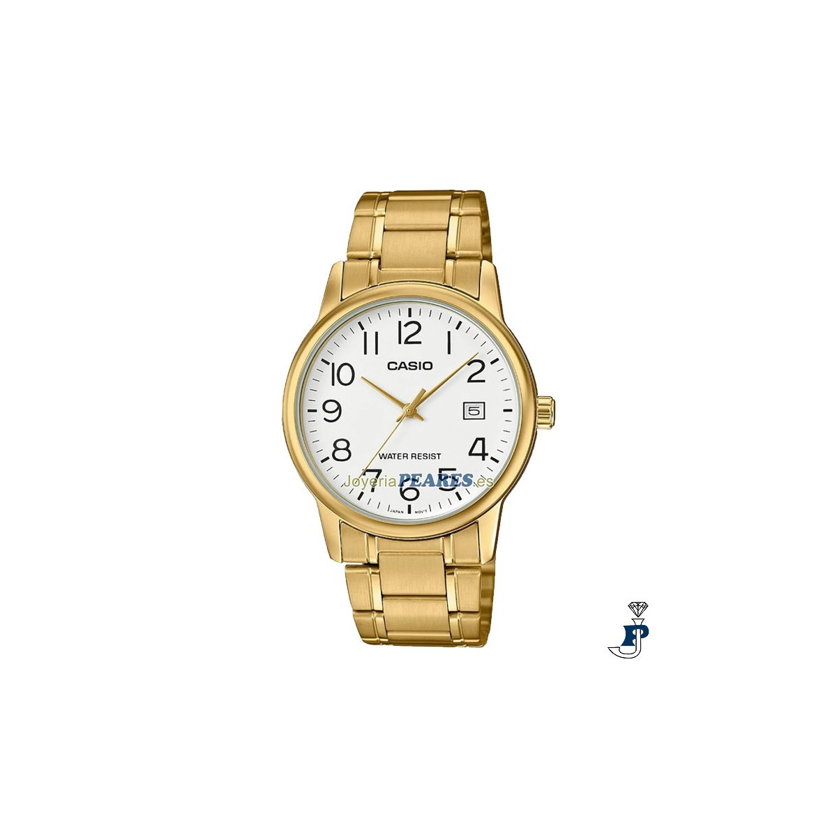 Reloj Casio analógico. - MTP-V002G-7B2