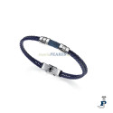 Pulsera de VICEROY en acero y piel para hombre. - 6456P01013