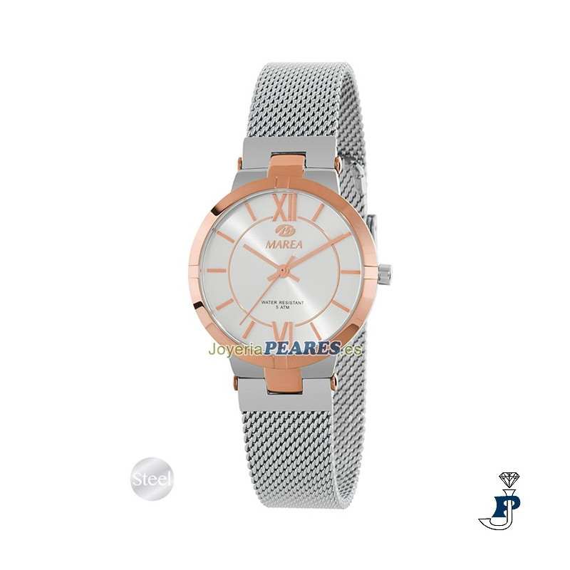 Reloj MAREA malla milanesa. - B54245/4