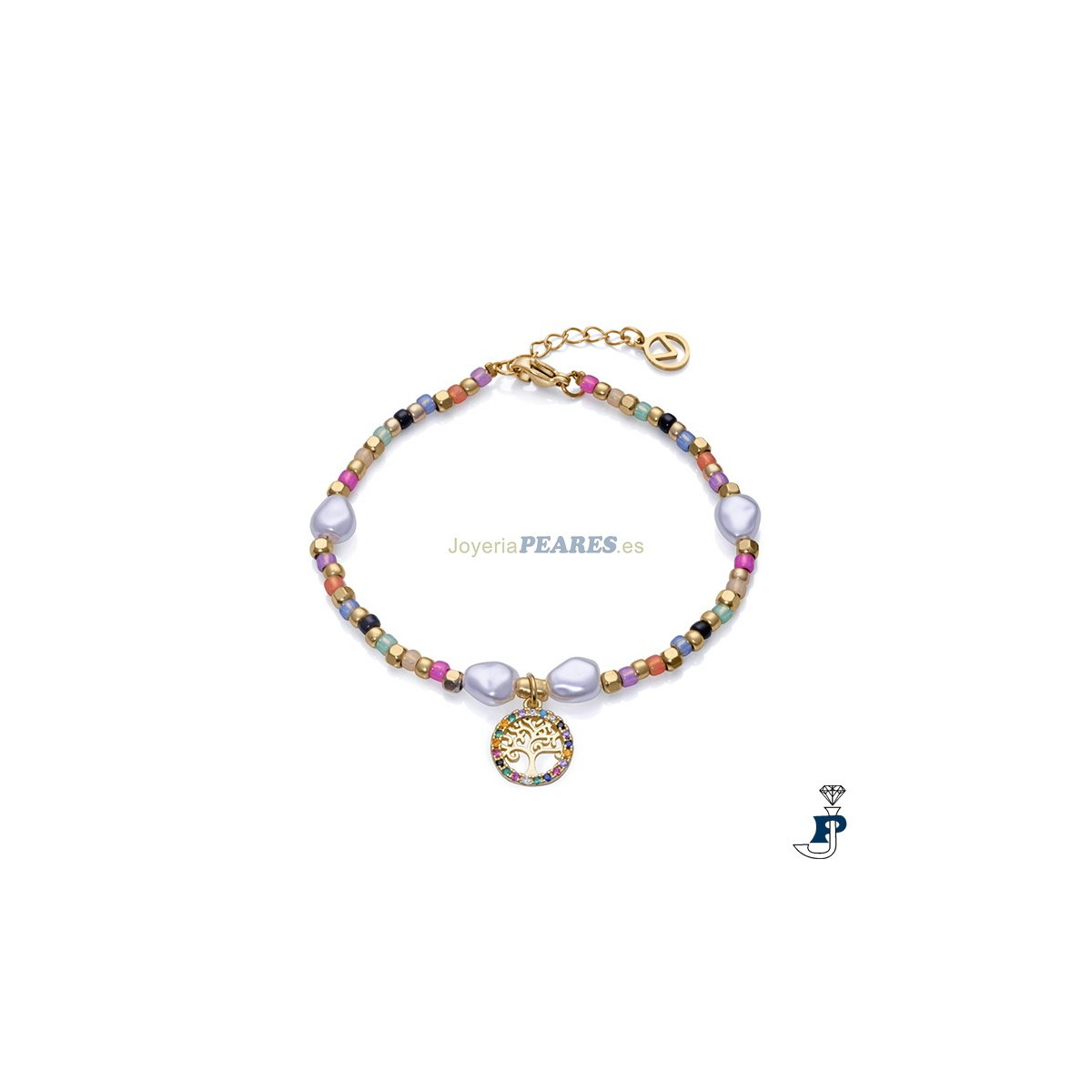 Pulsera de VICEROY fabricada en Acero con baño de Oro. - 14091P01019 Pulsera de VICEROY fabricada en Acero con baño de Oro. - 14091P01019