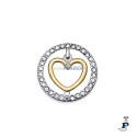 Abalorio para montar en pulsera personalizable de VICEROY fabricado en acero con un baño de Oro. - 14105M01000