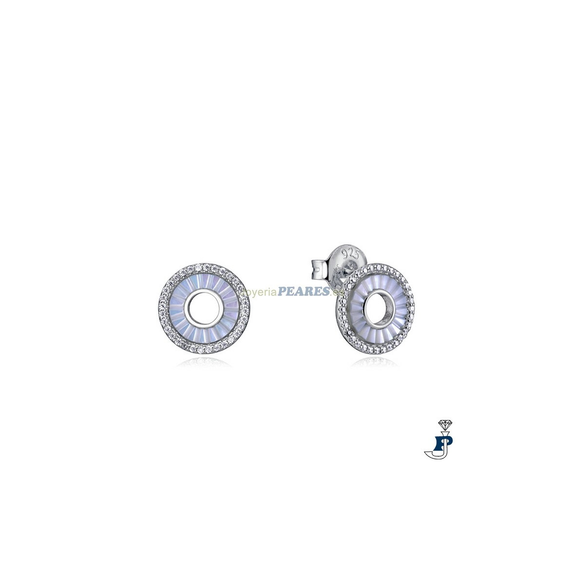 Pendientes con madre perla de VICEROY en Plata de 1ª Ley. - 13159E000-90