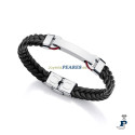 Pulsera de VICEROY fabricada en piel y acero. - 15128P01010