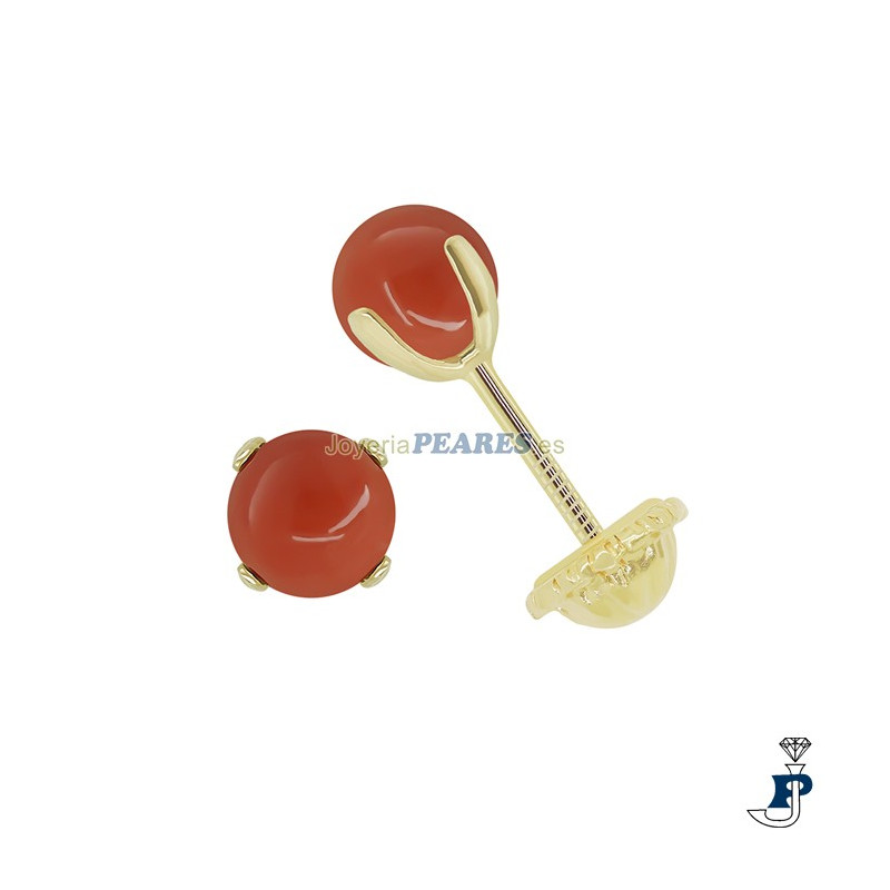 Pendientes en Oro 1ª Ley ideal para bebé. - 159.204512