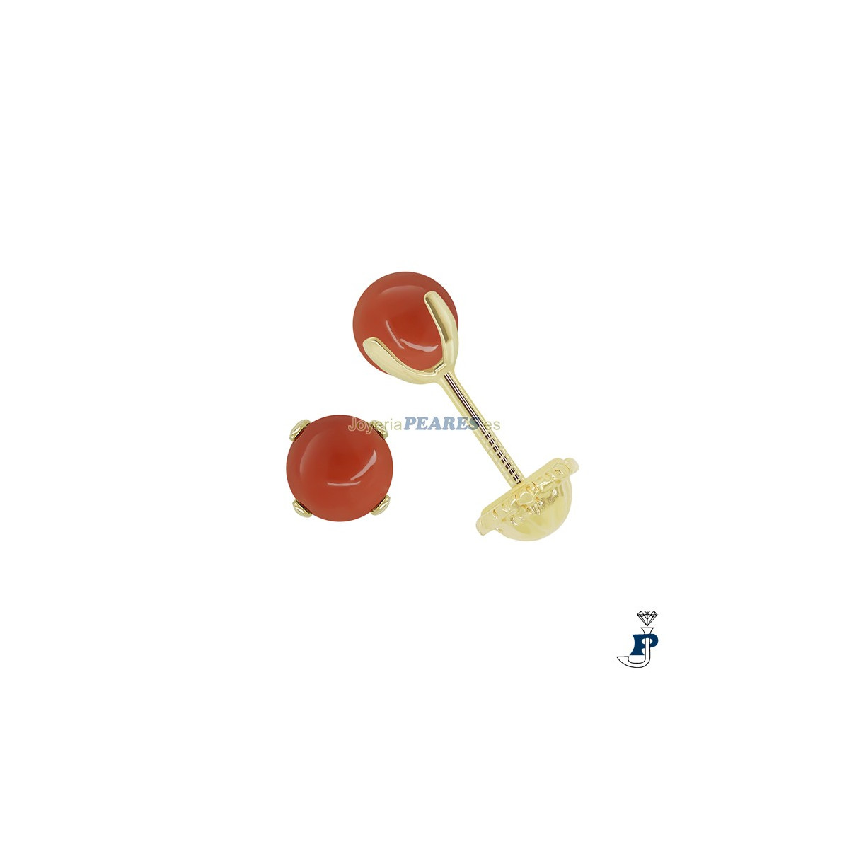 Pendientes en Oro 1ª Ley ideal para bebé. - 159.204512