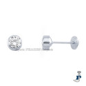 Pendientes en Oro Blanco de 1ª Ley. - 159.202713