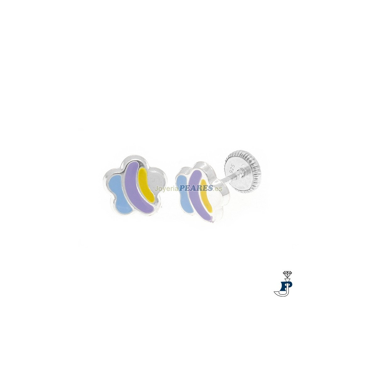 Pendientes Plata de 1ª Ley - 8.P10623