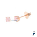 Pendientes en Plata de 1ª Ley con baño de Oro rosa. - 8.P11602/18