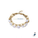 Pulsera de VICEROY fabricada en Acero con baño de Oro. - 14093P01012